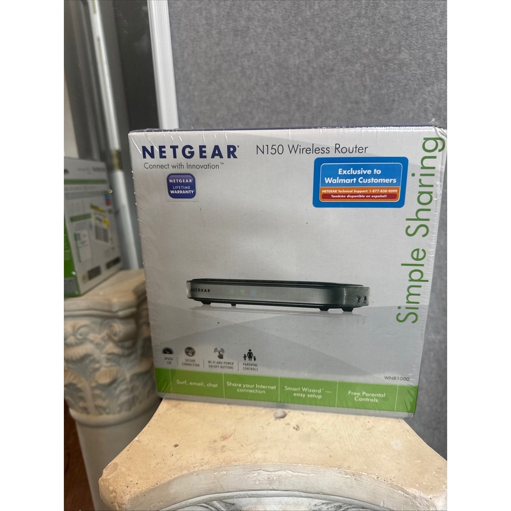 NEW NETGEAR N150 Wireless Router WNR1000 WiFi Internet Network Sealed